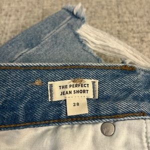 Madewell The Perfect Jean short size 28, never worn